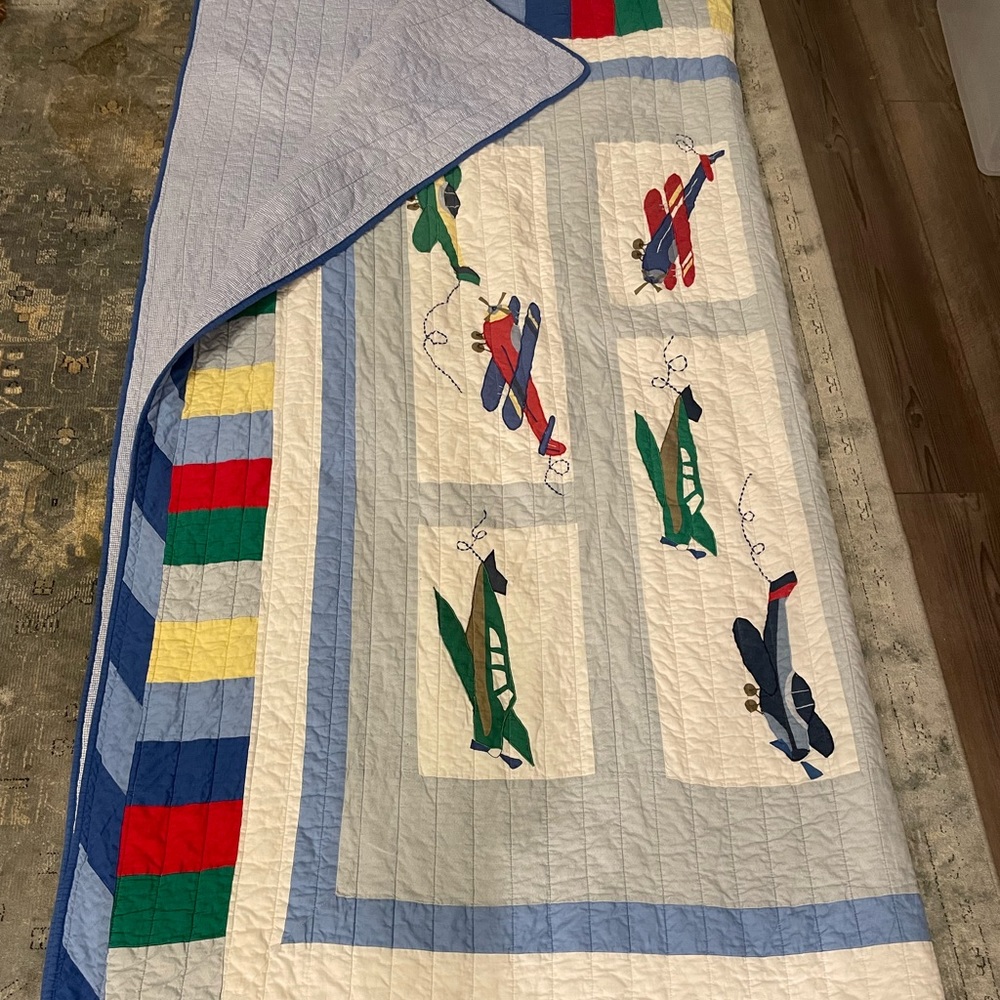 My World Fly Away full/Queen quilt set